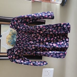 Gap Navy Floral girls Dress
